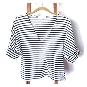 Anthropologie Eri + Ali Striped Dolman sleeve T